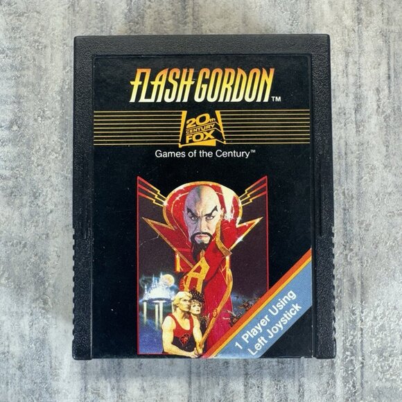 Flash Gordon Atari 2600, 1983 Authentic Game Cartridge 20th Century - Nice - Picture 1 of 3